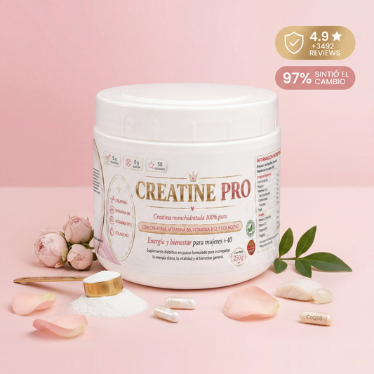 Creatina + Vitaminas B6, B12 + Colágeno